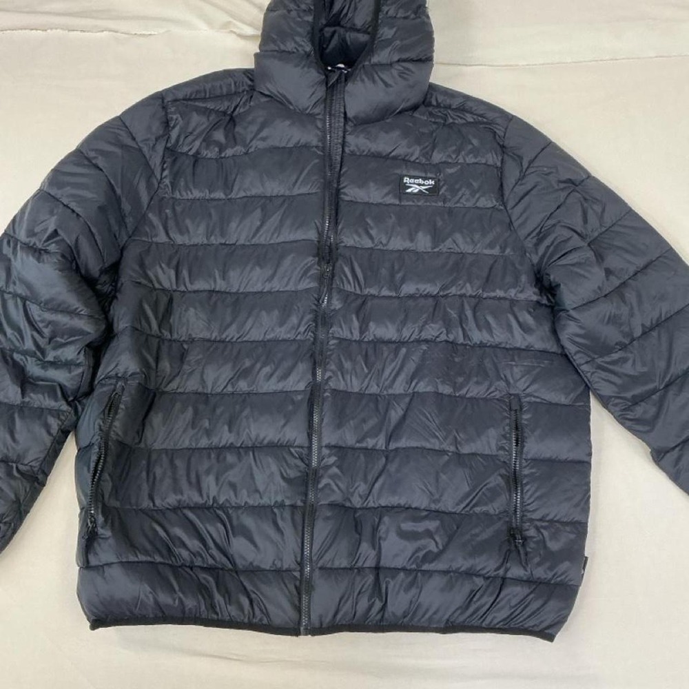 Reebok black puffer jacket